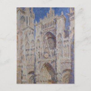 Rouen Cathedral: Portal Sunlight, Claude Monet Vykort