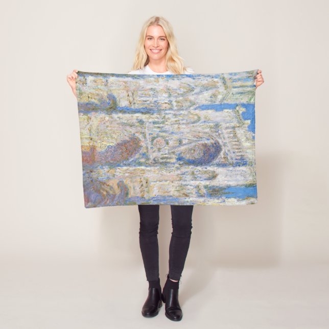 Rouen Cathedral (Sunlight), Monet Fleecefilt (På plats)