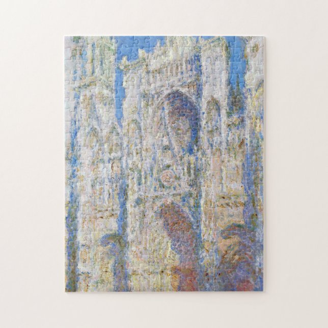 Rouen Cathedral (Sunlight), Monet Pussel (Vertikal)