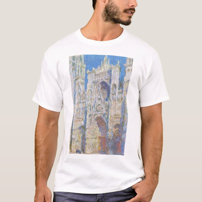 Rouen Cathedral (Sunlight), Monet T Shirt (Framsida)