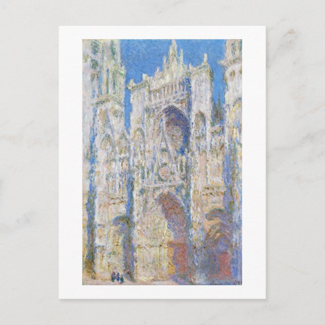 Rouen Cathedral (Sunlight), Monet Vykort (Framsida)