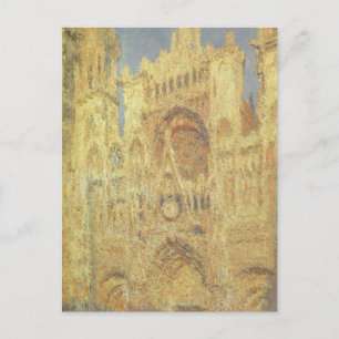 Rouen Cathedral, Sunset av Claude Monet Vykort