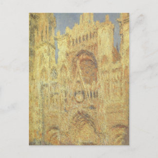 Rouen Cathedral, Sunset av Claude Monet Vykort
