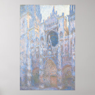 Rouen Cathedral Väster Façade, Claude Monet Fine A Poster