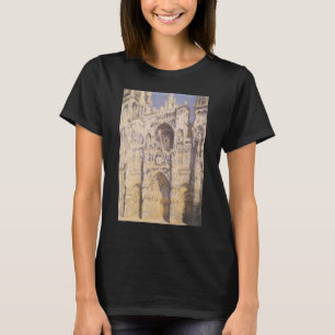 Rouen-katedralen, blå harmoni i guld av Claude Mon T-shirt