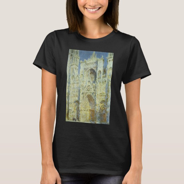 Rouen-katedralens västra fasad i solljus, Claude M T-shirt (Framsida)