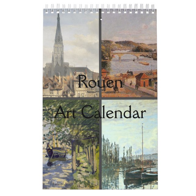 Rouen konstkalender (11" x 7") kalender (Omslag)