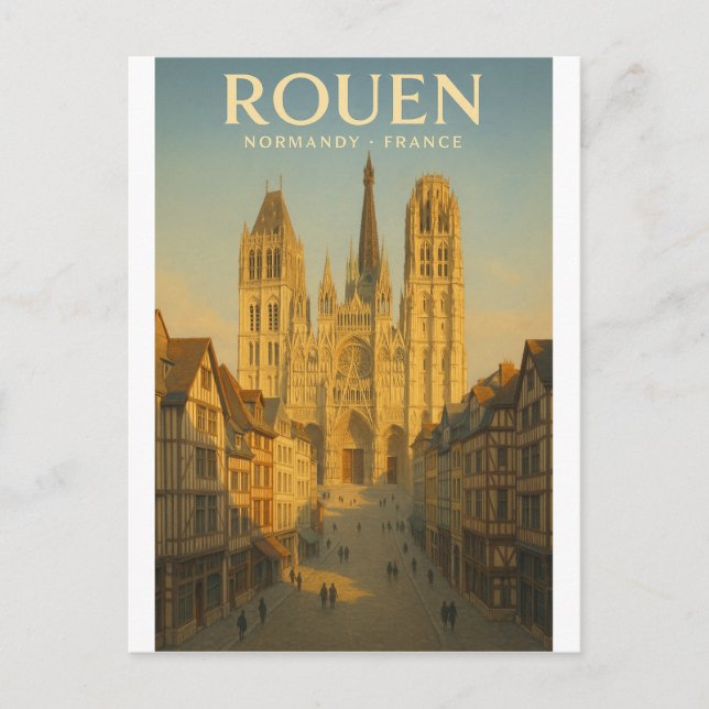 Rouen  Normandy  France 2026 Vykort (Framsida)