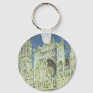 Rouenkatedralens västfasad i solljus, Claude Monet Nyckelring