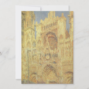 Rouens katedral, solnedgång av Claude Monet