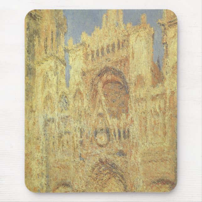 Rouens katedral, solnedgång av Claude Monet Musmatta (Framsidan)