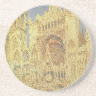Rouens katedral, solnedgång av Claude Monet Underlägg Sandsten