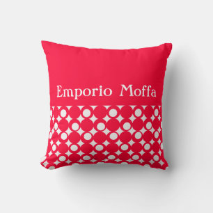 Rouge Mod Boll Design @ Emporio Moffa w/text Kudde