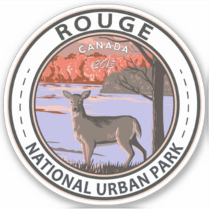 Rouge National Urban Park Canada Travel Vintage Klistermärken