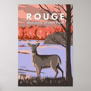 Rouge National Urban Park Kanada Resa Vintage Poster