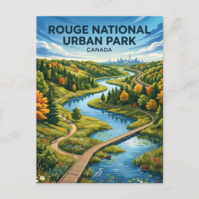 Rouge National Urban Park Kanada Vykort (Framsida)