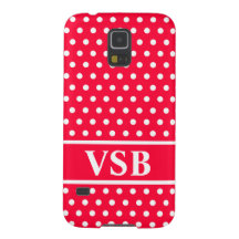 Rouge Red Polka dots