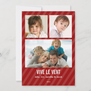 Rouge Triple carte de Phode vacances