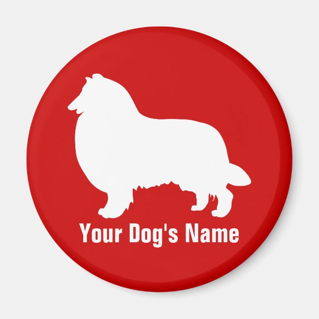 Rough Collie ラ フ ・ コ リ ー Magnet (Framsidan)