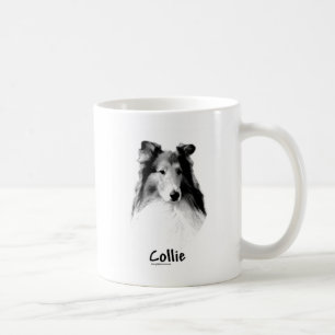Rough Collie Charcol Kaffemugg