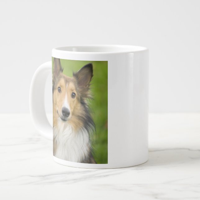 Rough Collie, hund Jumbo Mugg (Framsida vänster)