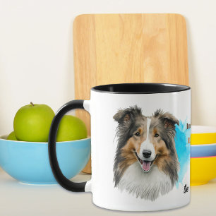 Rough Collie Hund Loyal Friend Mugg