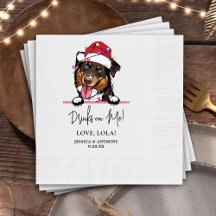 Rough Collie Hund Personlig Drinks on Me