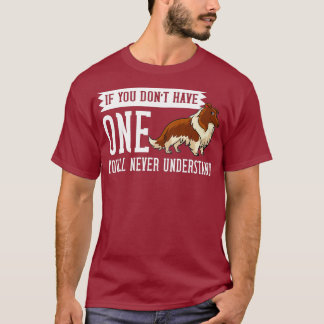 Rough Collie Hund Puppies Owner Älskare T Shirt