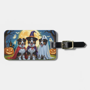Rough Collie Hundar Pumpkin Halloween Funny Bagagebricka