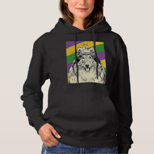 Rough Collie Jester Mardi Gras Mamma eller Pappa T Shirt