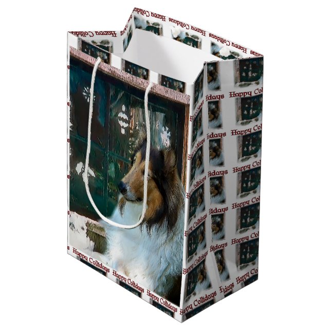 Rough Collie jul (Framsidan Vinklad)