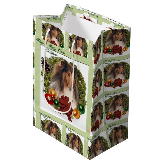 Rough Collie jul (Framsidan Vinklad)