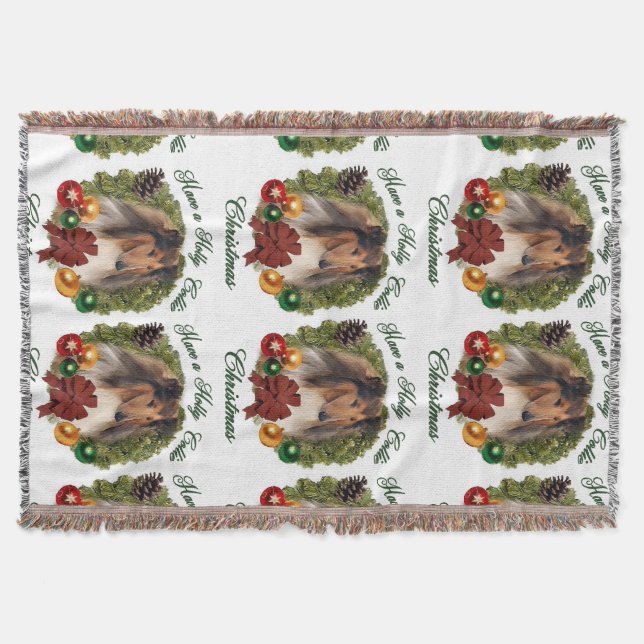 Rough Collie jul Mysfilt (Framsidan)