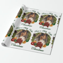 Rough Collie jul Presentpapper