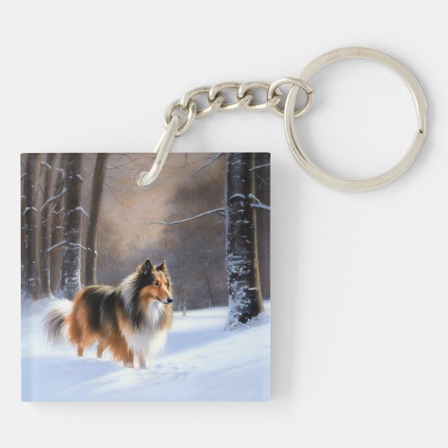 Rough Collie Låt det snöa jul (Baksidan)