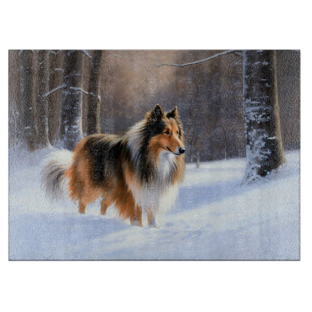 Rough Collie Let It Snow Jul (Framsidan)