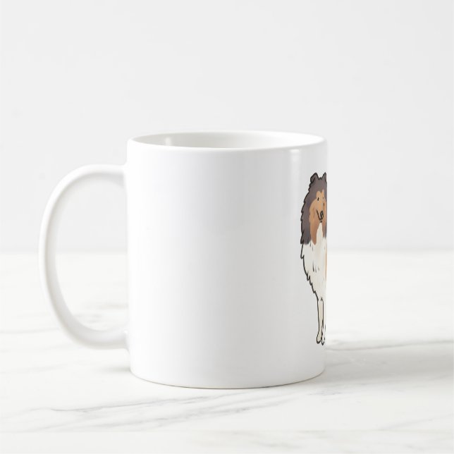 Rough collie Magic Kaffemugg (Vänster)