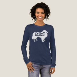Rough Collie Mamma Långärmad T-Shirt