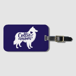 Rough Collie Mamma Luggage Tag Bagagebricka