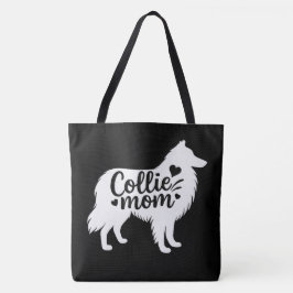 Rough Collie Mamma Tote Bag Tygkasse
