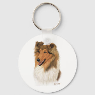 Rough Collie Nyckelring