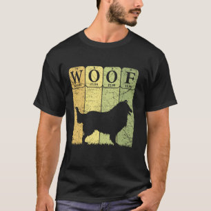 Rough Collie Periodic Bord Inslag Rough Collie T Shirt