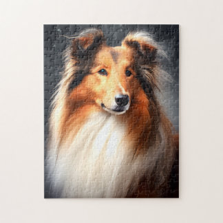 Rough Collie Puzzle Pussel