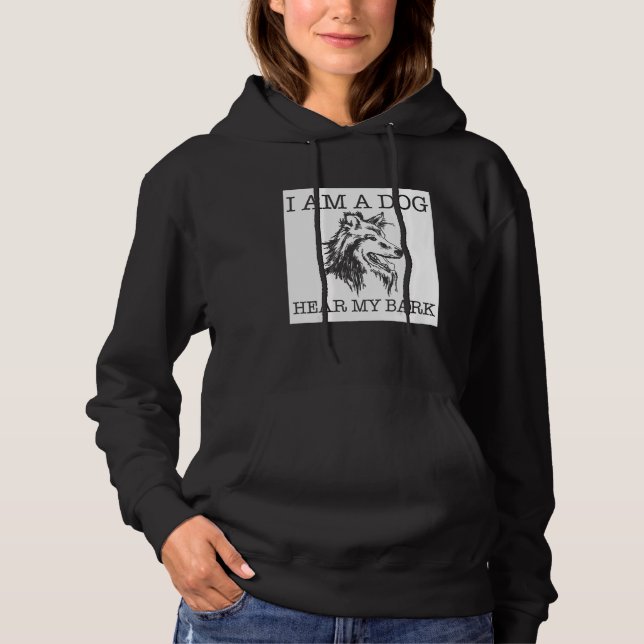Rough Collie rolig present till hundälskare T Shirt (Framsida)