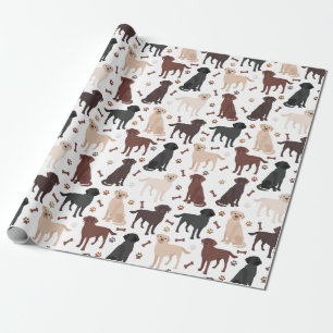 Rough Collie Tass och Bones Wrapping Papper Presentpapper