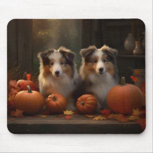 Rough Collie Valp Höstglädje Pumpa Musmatta