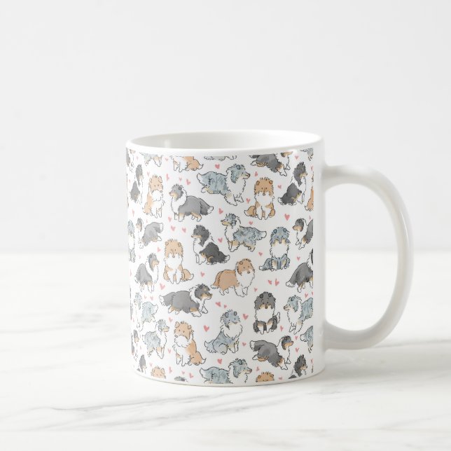 Rough Collies Kaffemugg (Höger)