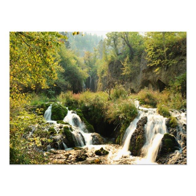 Rough lock Falls Spear fish Canyon South Dakota Fototryck (Framsidan)