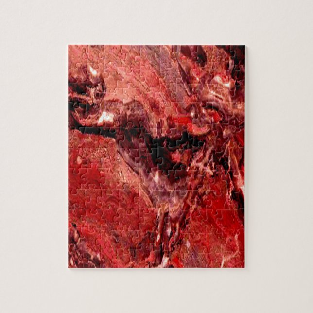 Rough Red Sten Mars Pussel (Vertikal)