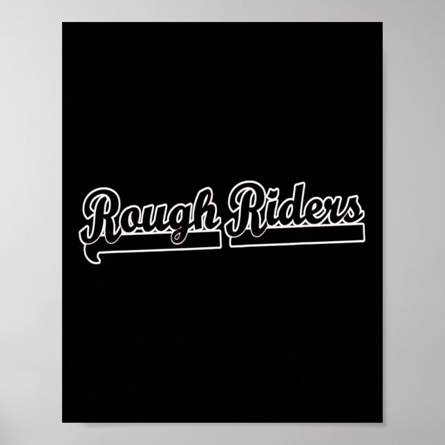 Rough Riders Soccball Baseball Basketbal Poster (Framsidan)